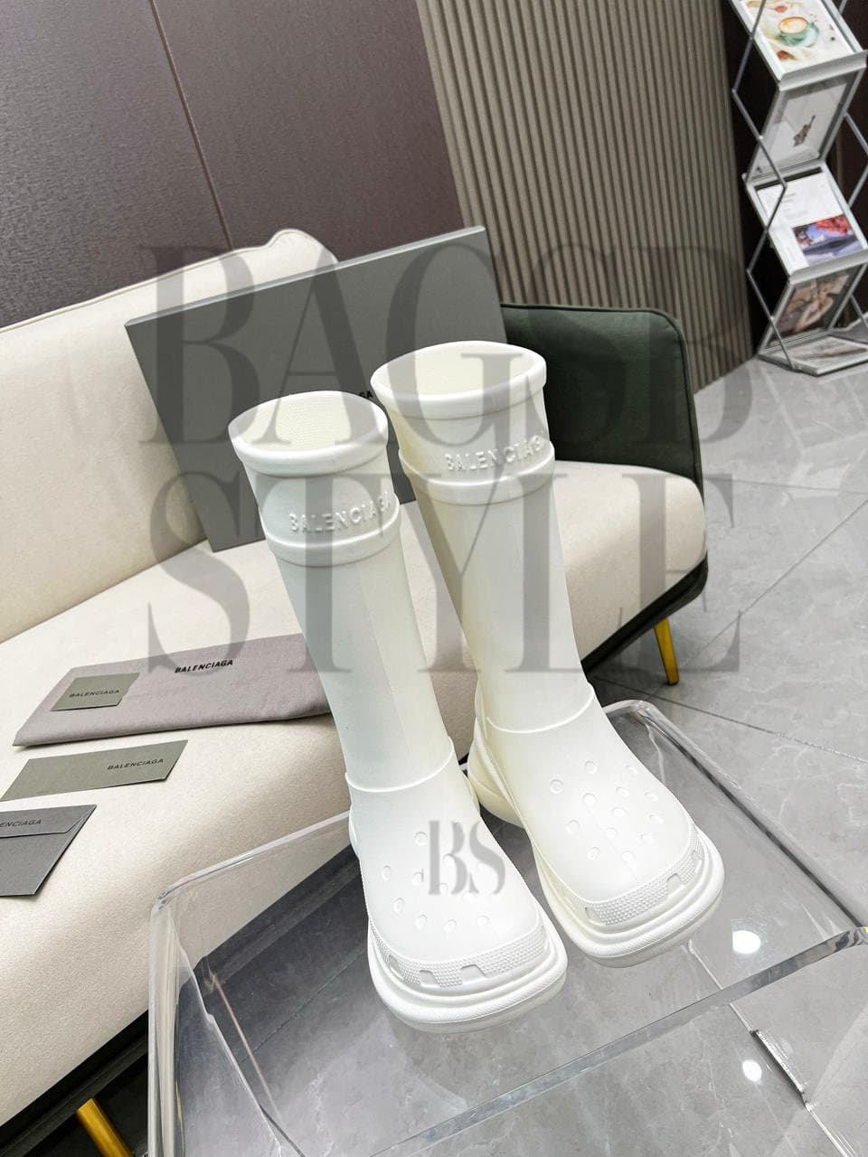 balenciaga Crocs Boots