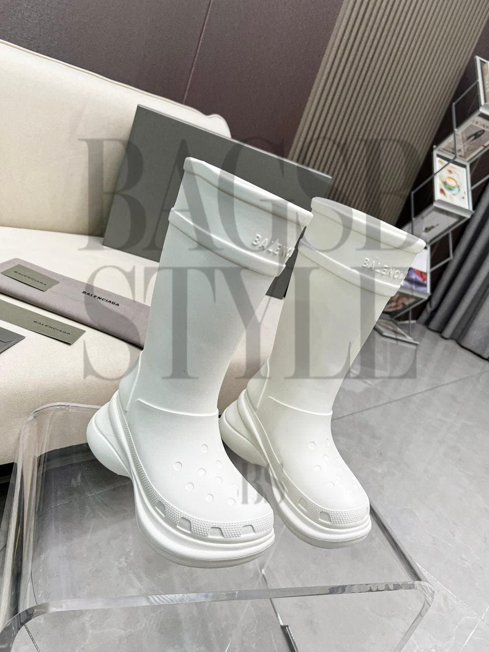 balenciaga Crocs Boots