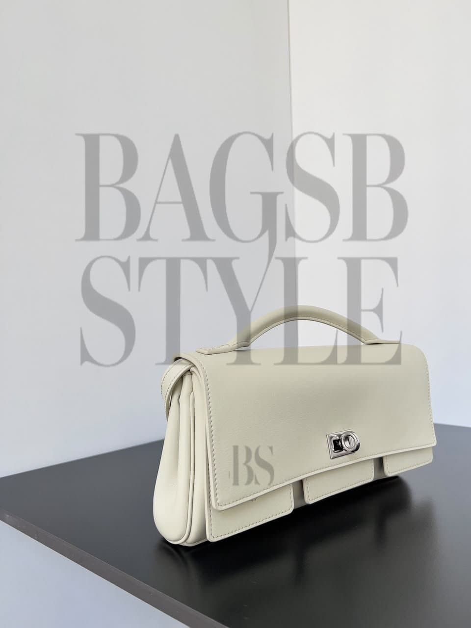 balenciaga Womenu2019s Bel Air Clutch On Strap Small In Soy
