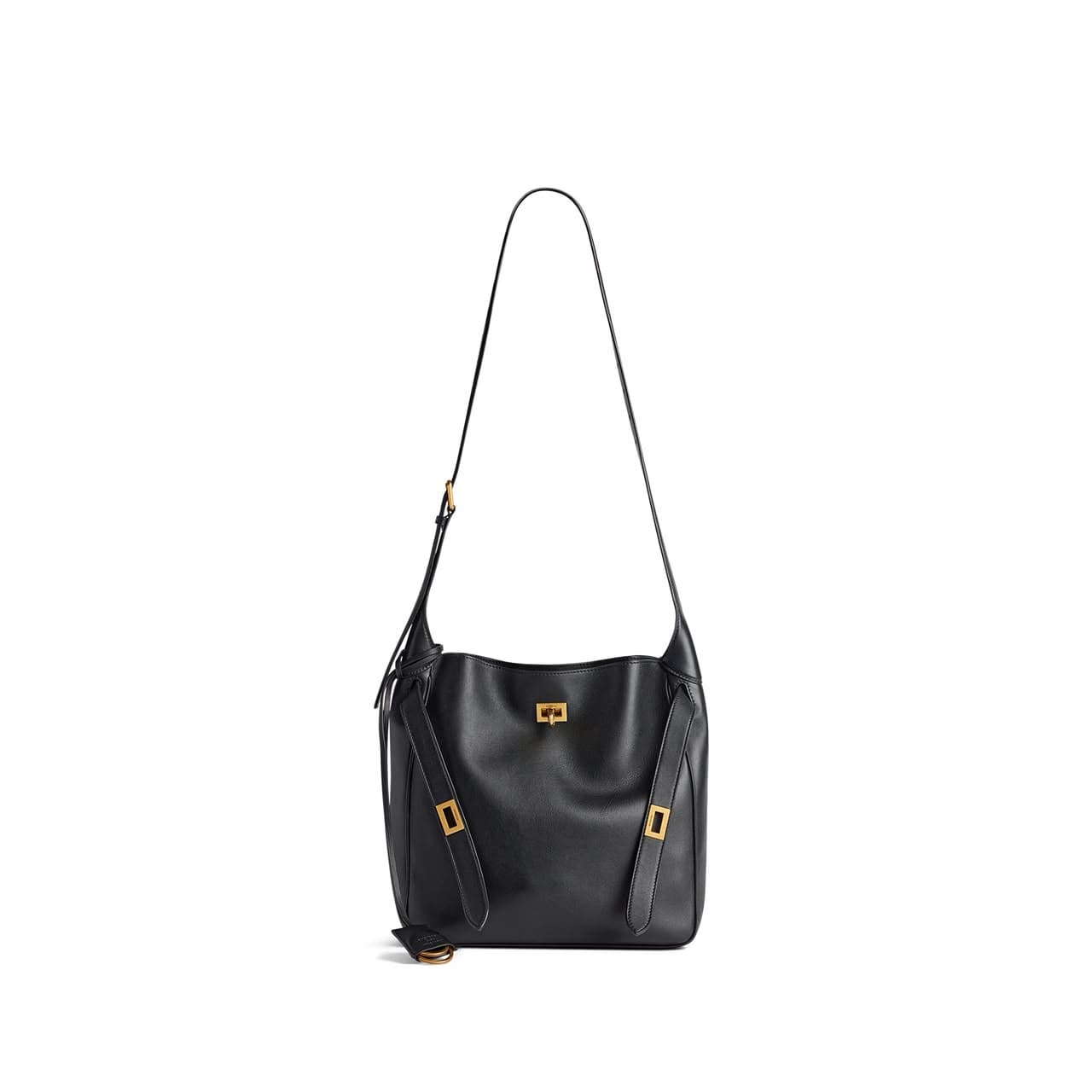 BALENCIAGA WOMEN’S BEL AIR HOBO BAG SMALL IN BLACK 8110182ABAV1000 (26.9 × 25.9 × 9.9 cm) — Bags