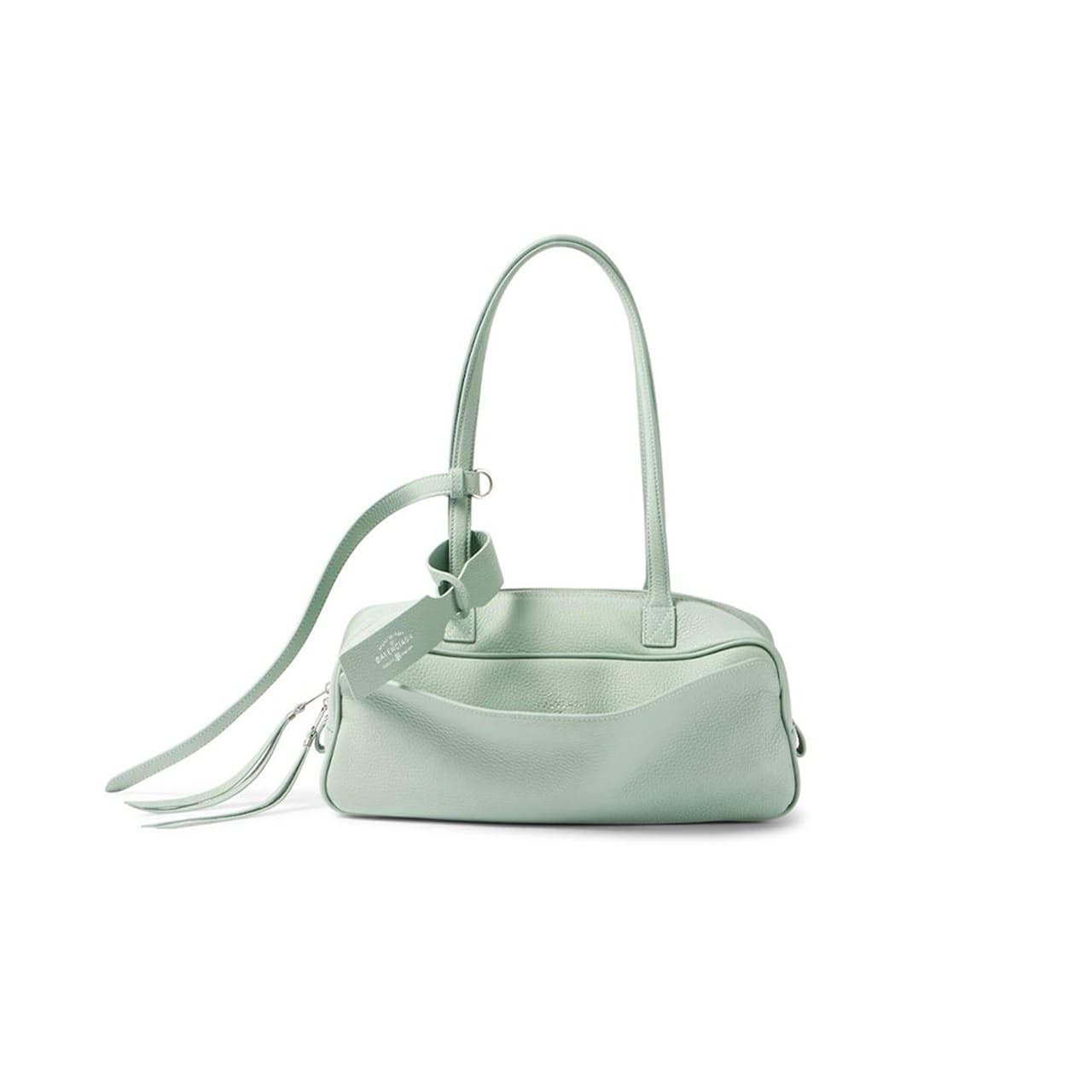 BALENCIAGA WOMEN’S CARRIE SMALL LEATHER SHOULDER BAG 8329202ABNP3837 (31*12*12cm) — Bags