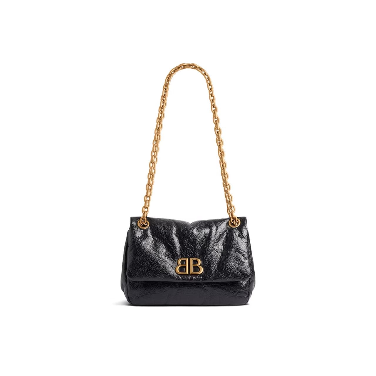 BALENCIAGA WOMEN'S MONACO BAG MINI IN BLACK 7929772AAR81000 (22*14*8cm) — Bags