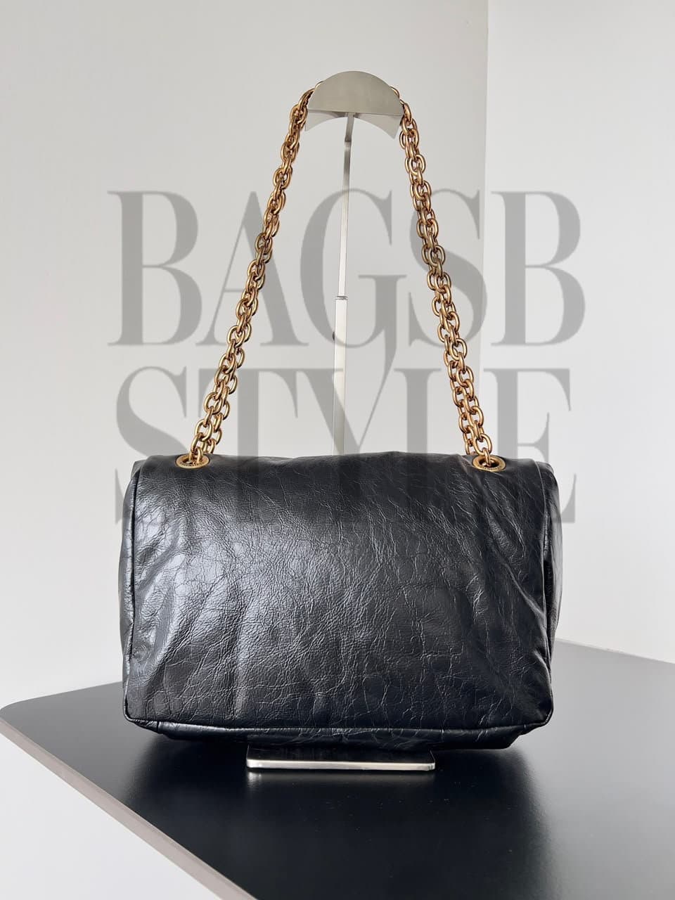 BALENCIAGA WOMEN'S MONACO BAG MINI IN BLACK 7929772AAR81000 (22*14*8cm) — Bags