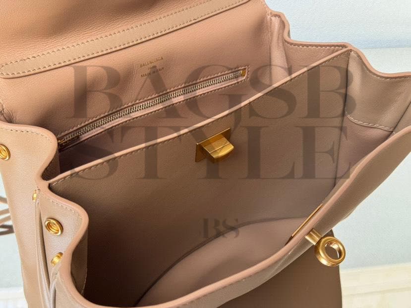BALENCIAGA WOMEN'S RODEO HANDBAG MINI IN LATTE 7954562AA4V2621 (23*17*10cm) — Bags
