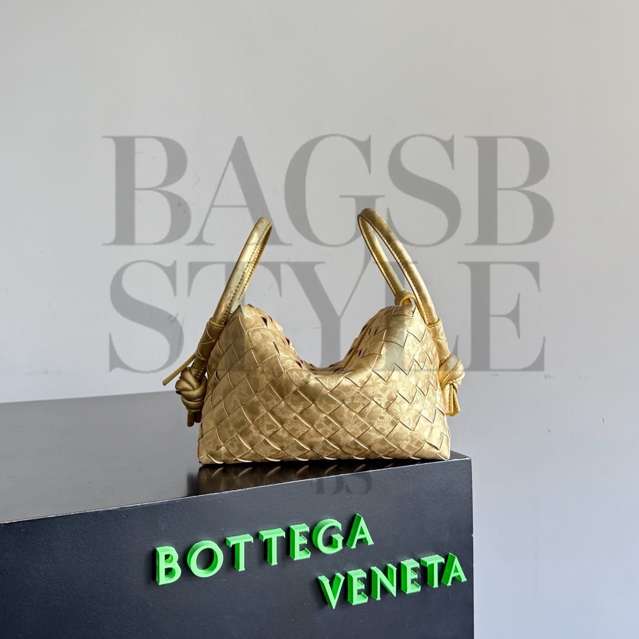 BOTTEGA VENETA LOOP TOP HANDLE 844285V5XF18472 (21*13*13cm) — Bags