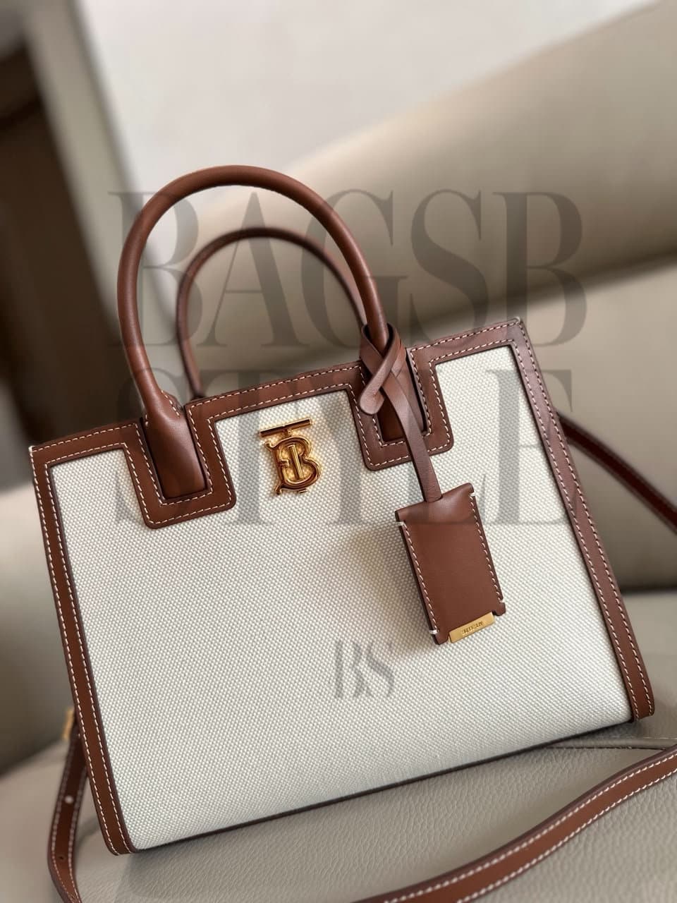 BURBERRY MINI FRANCES TOTE BAG 80705721 (27*20*11cm) — Bags