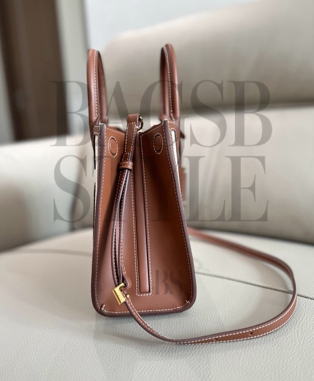 BURBERRY MINI FRANCES TOTE BAG 80705721 (27*20*11cm) — Bags