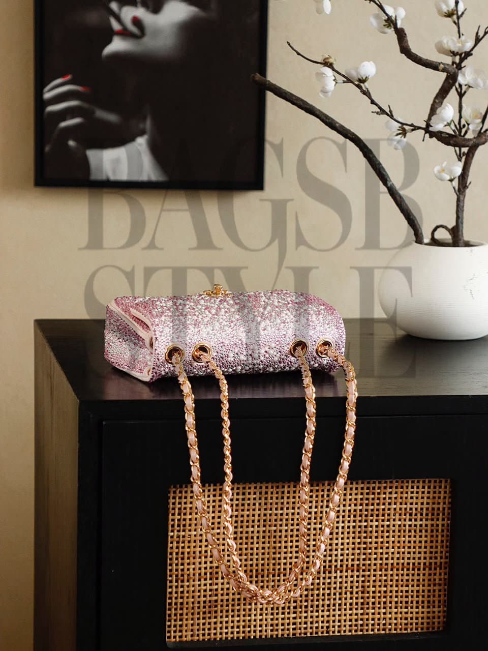 CHANEL EVENING BAG AS4297 (20 × 13 × 8 cm) — Bags