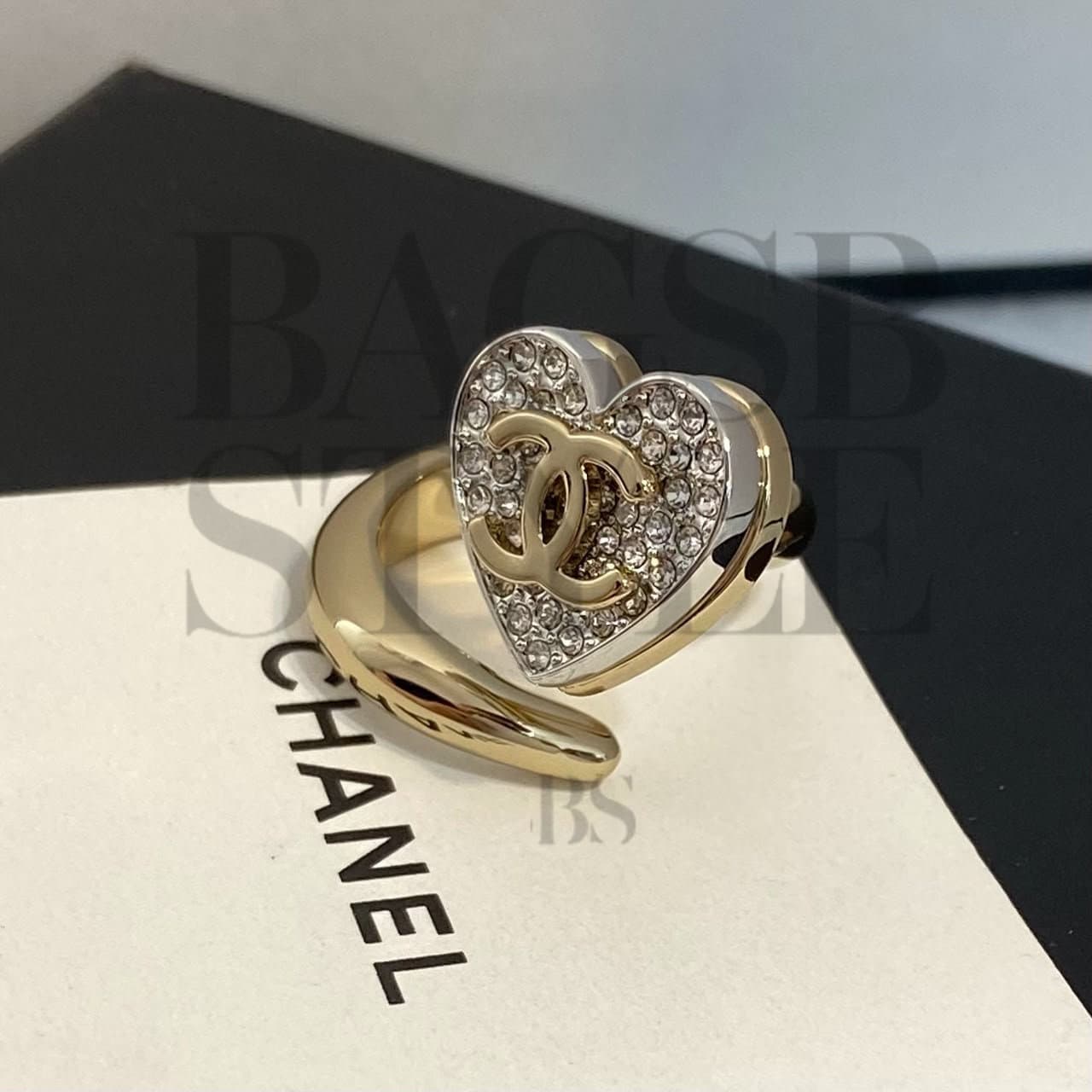 CHANEL HEART SHAPED RING — Accessories
