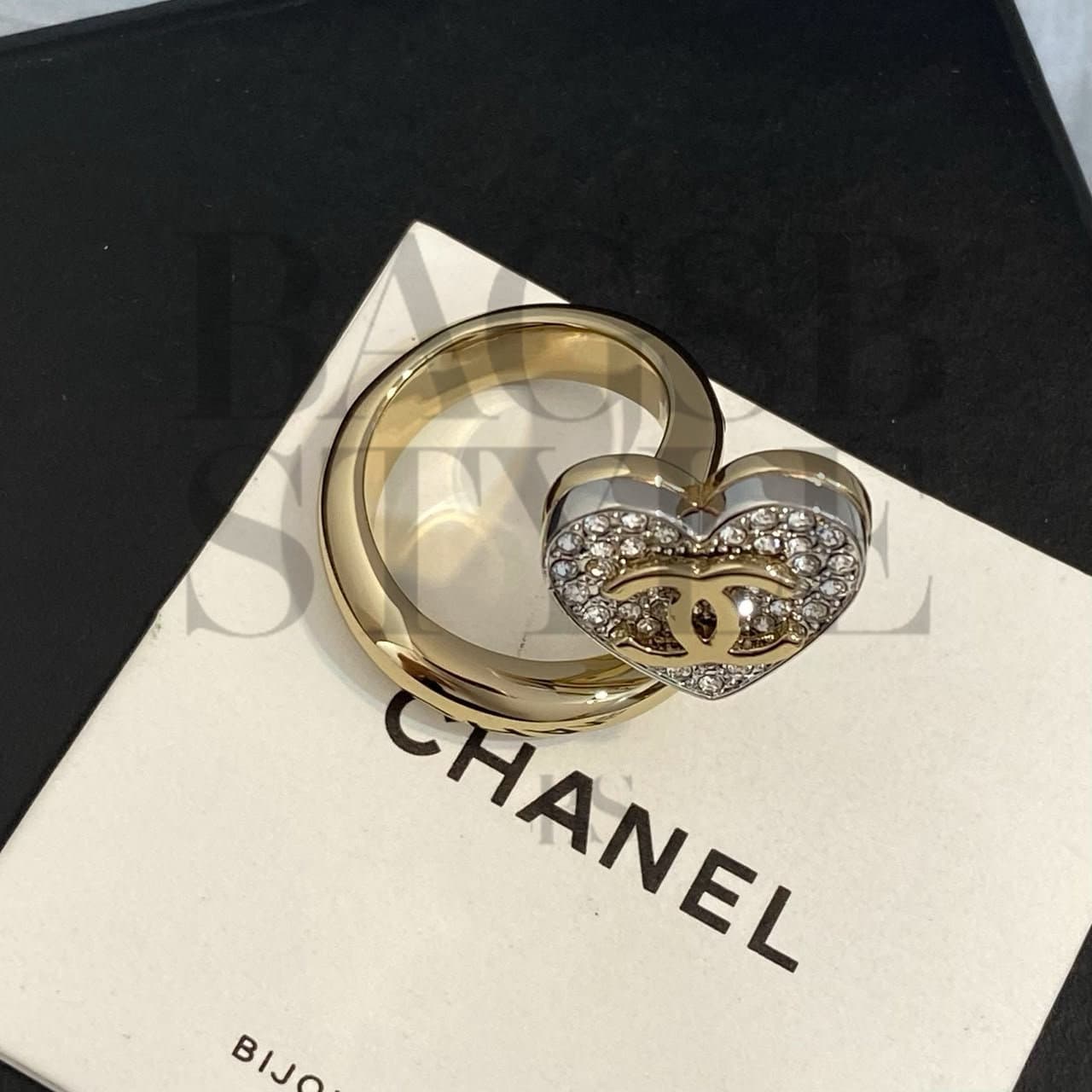 CHANEL HEART SHAPED RING — Accessories