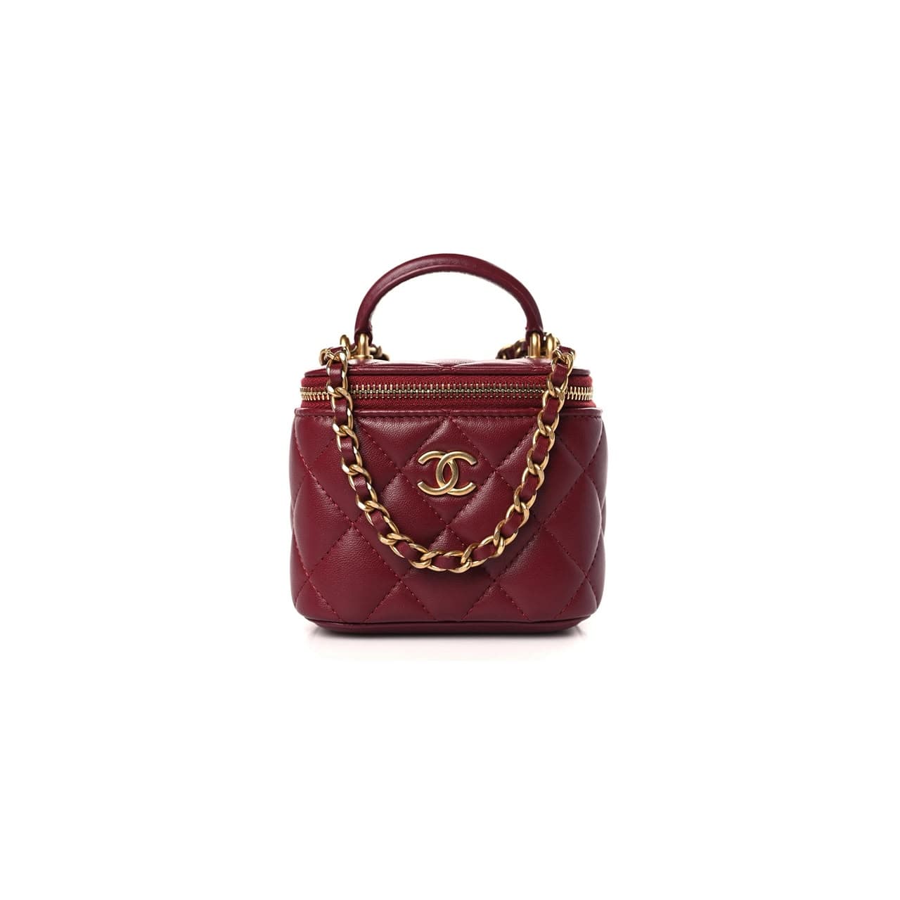 CHANEL MASTER QUILTED MINI VANITY WITH CHAIN AP2198 (11*8.5*7cm) — Bags