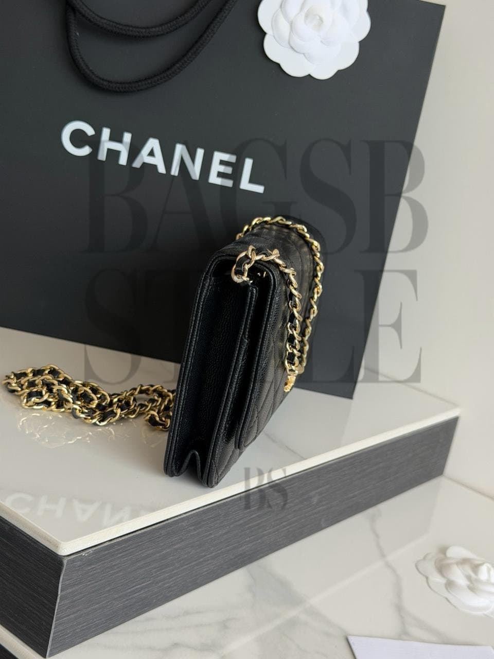 CHANEL MASTER WALLET ON CHAIN CAVIAR AP5073 (19*13*3cm) — Bags