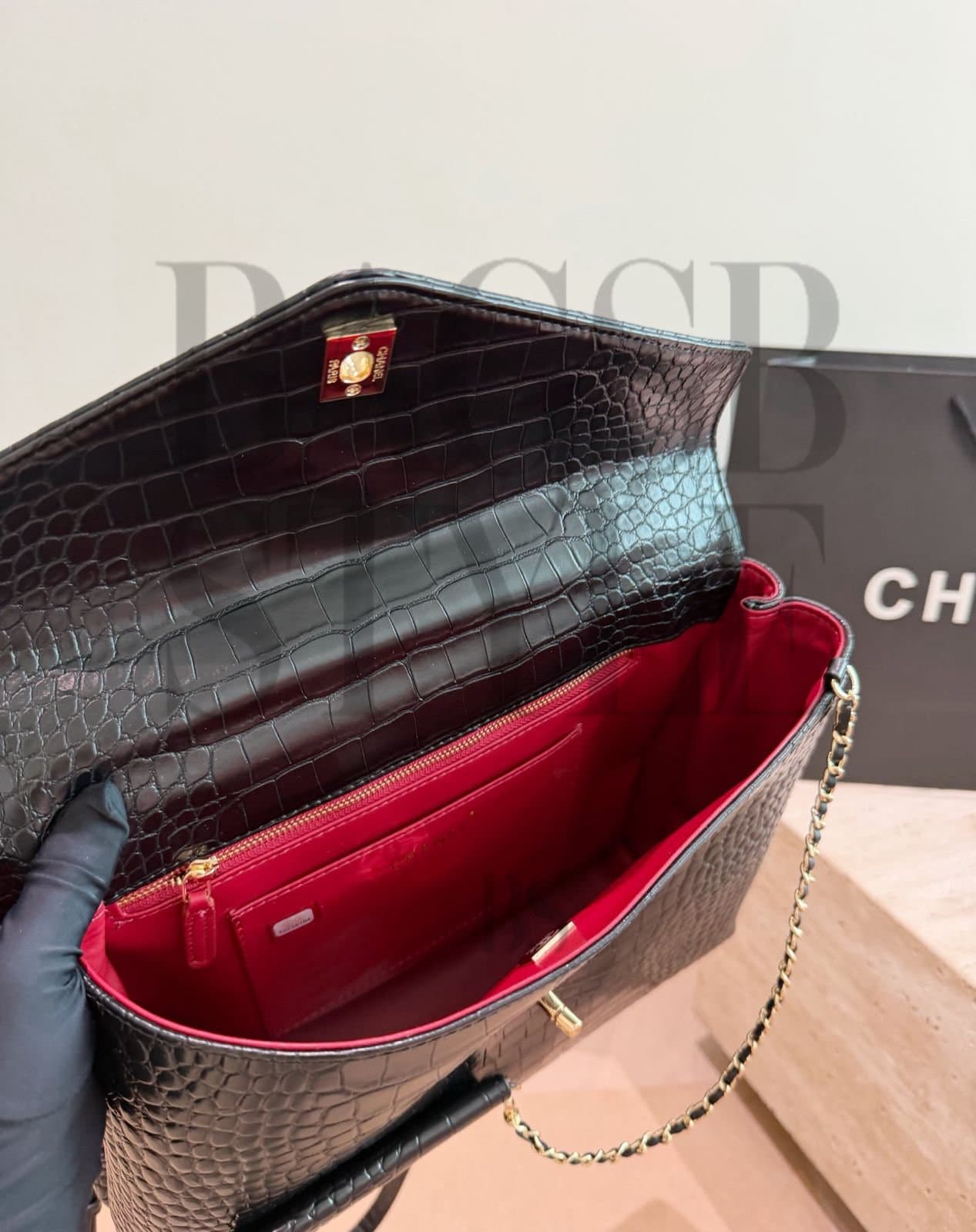 CHANEL MAXI FLAP BAG WITH TOP HANDLE AS6309 (31*24*9cm) — Bags