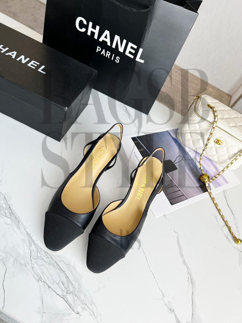 CHANEL OPEN HEEL SHOES G31318 — Shoes