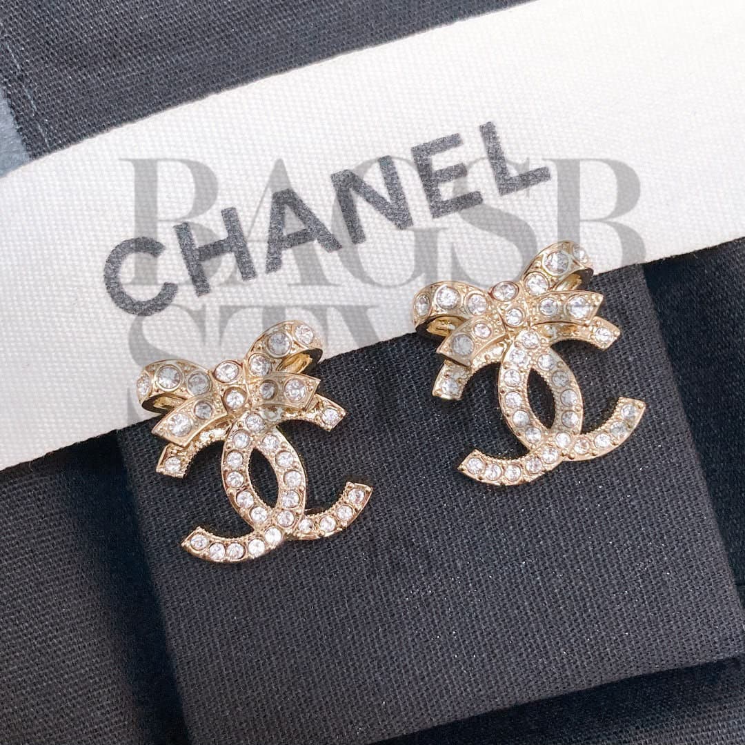 CHANEL STUD EARRINGS ABA922 — Accessories