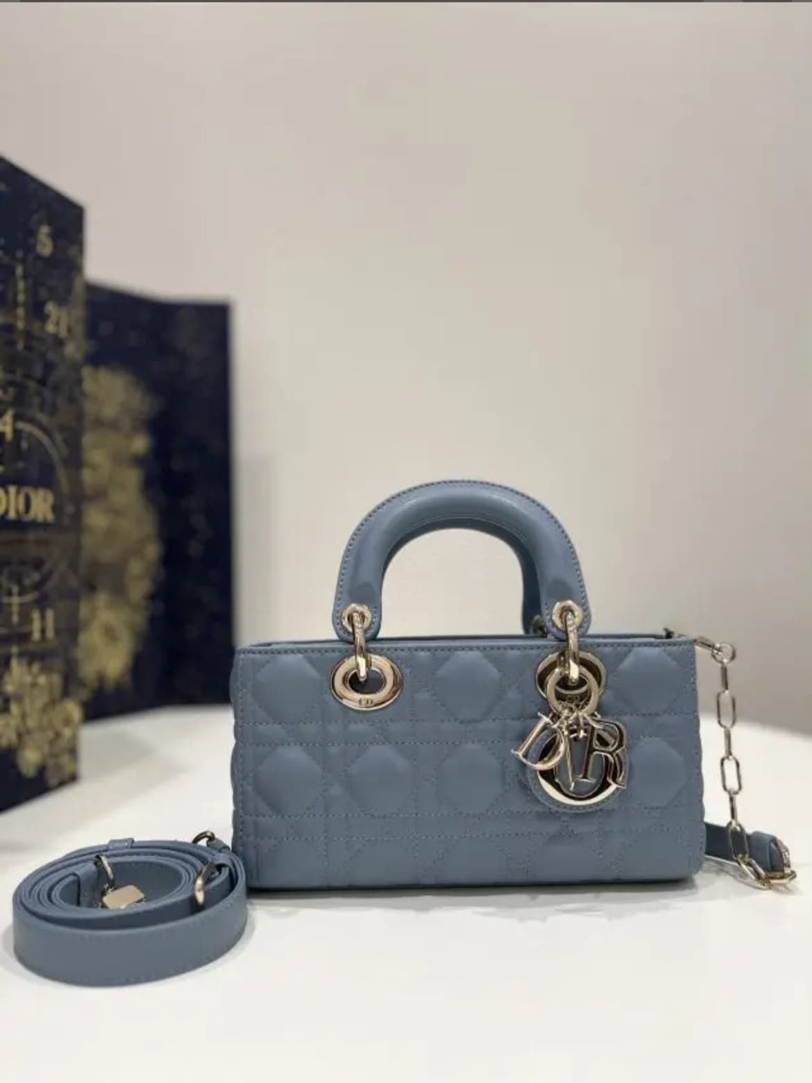 DIOR LADY D-JOY BAG. Size: 22 x 6 x 12cm — Bags
