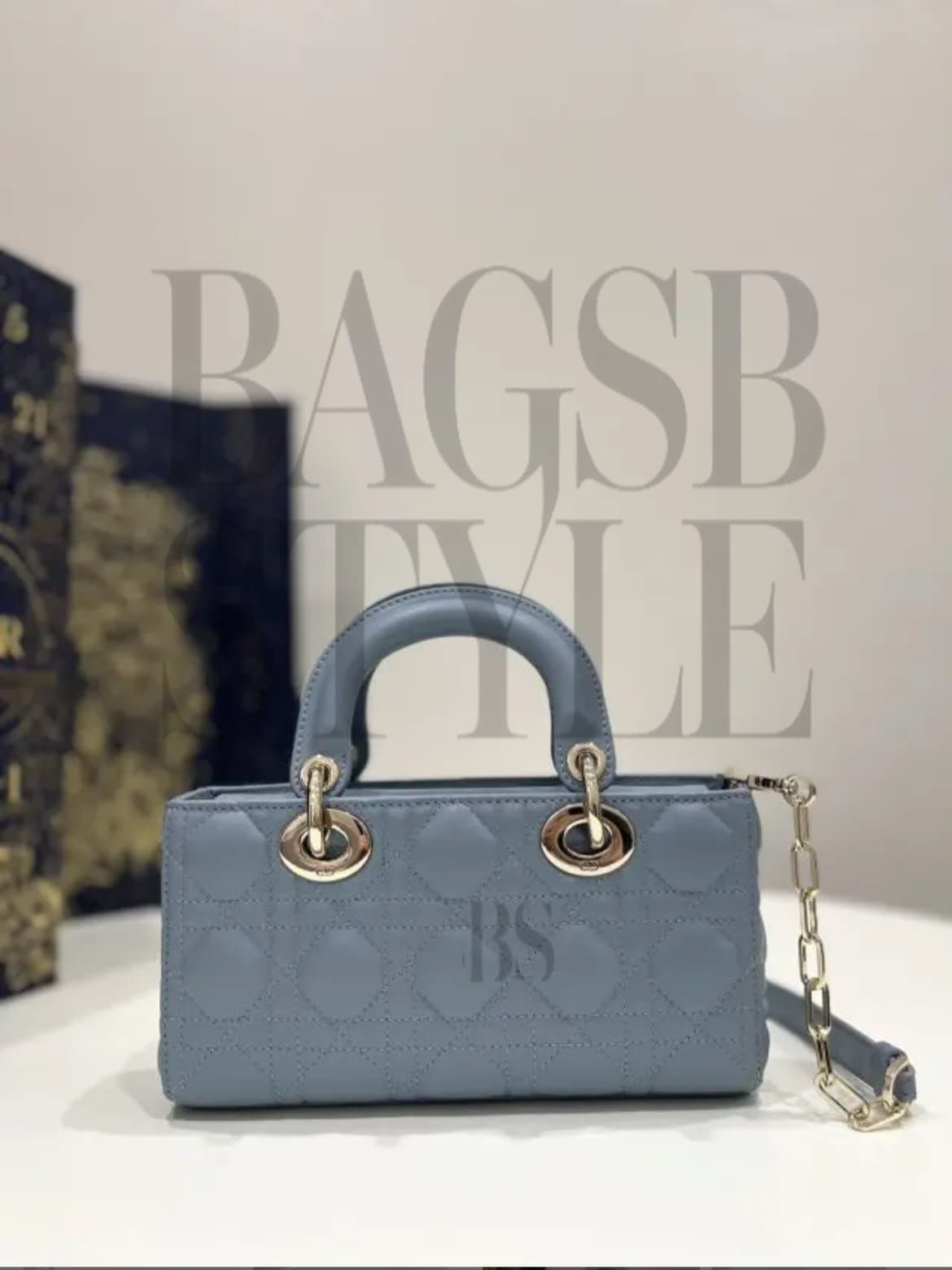 DIOR LADY D-JOY BAG. Size: 22 x 6 x 12cm — Bags