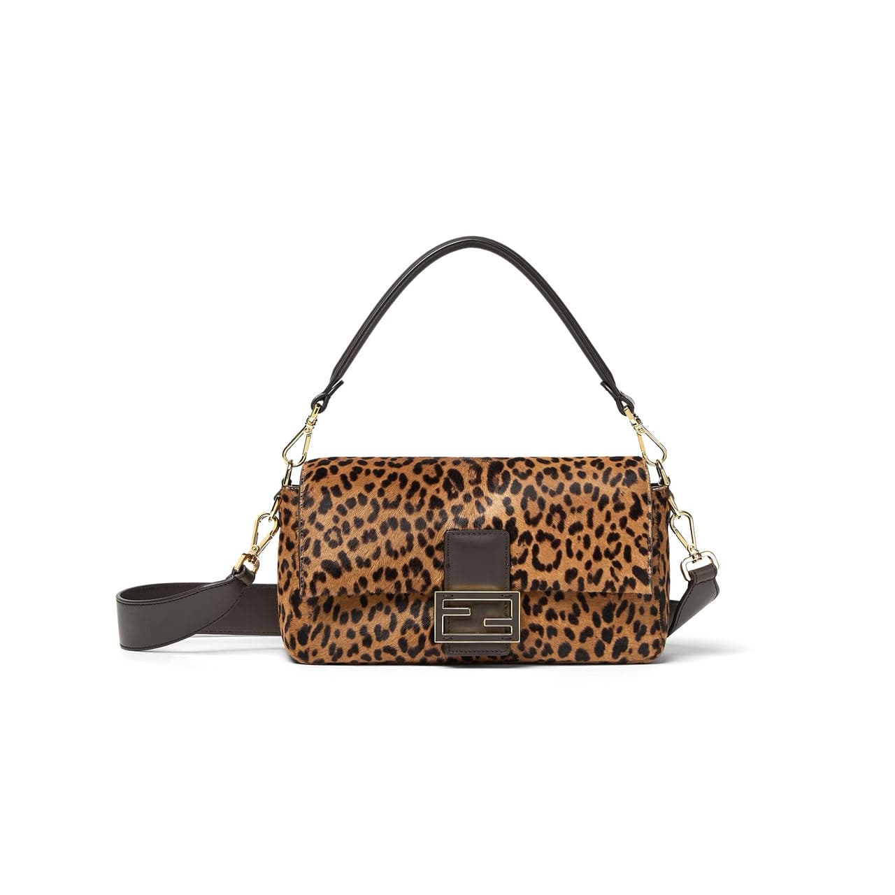 FENDI BAGUETTE PRINTED CAVALLINO CALFSKIN 8BR600AYDYF0A6E (27*15*6cm) — Bags