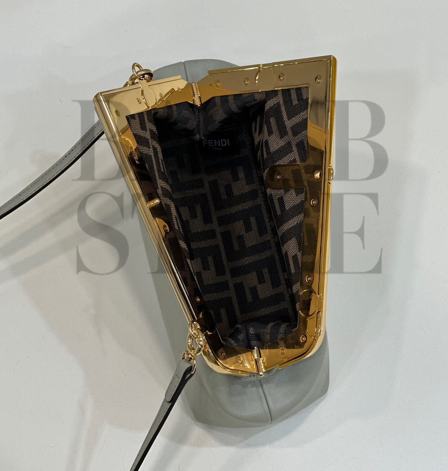 FENDI SHINY NAPPA MIDI FIRST GREEN TEA (32.5*23.5*15cm) — Bags
