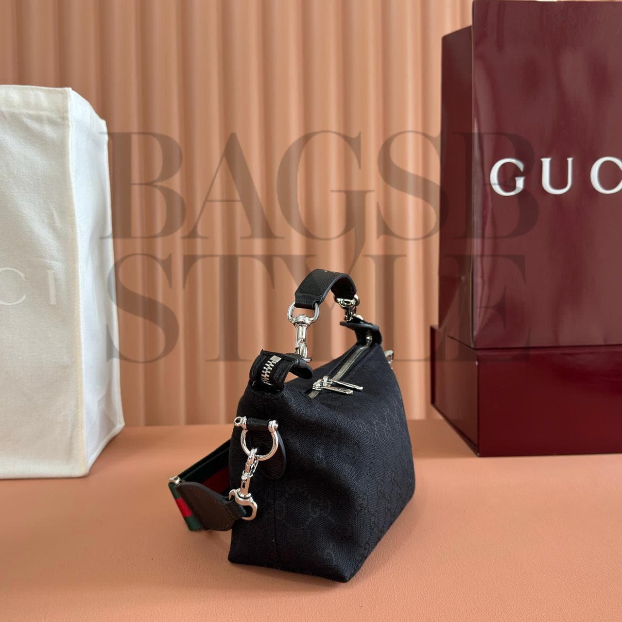 GUCCI BRERA SMALL CROSSBODY BAG 871595 (25.5*14*8cm) — Bags