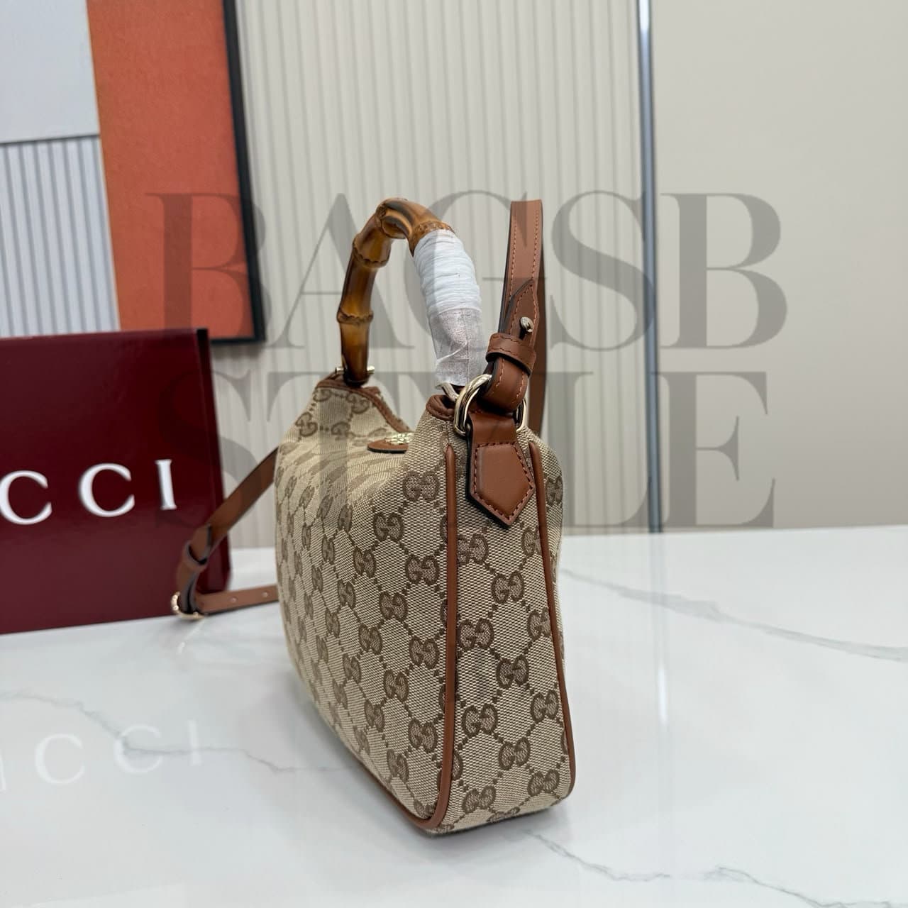 GUCCI DIANA SMALL SHOULDER BAG 799865 (24*15*5cm) — Bags