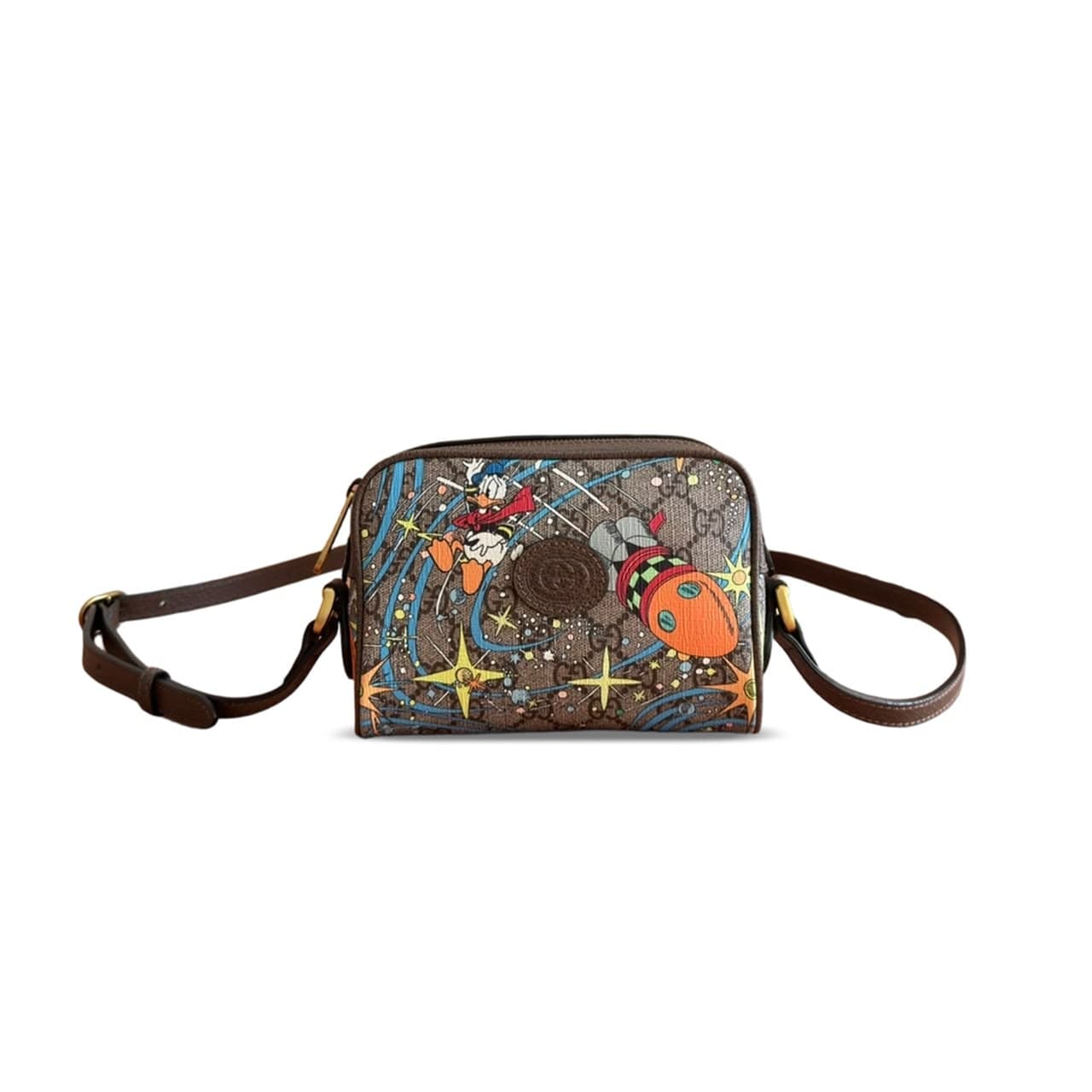 GUCCI & DISNEY DUCK MINI SHOULDER BAG (17.5*12*5.5cm) — Bags