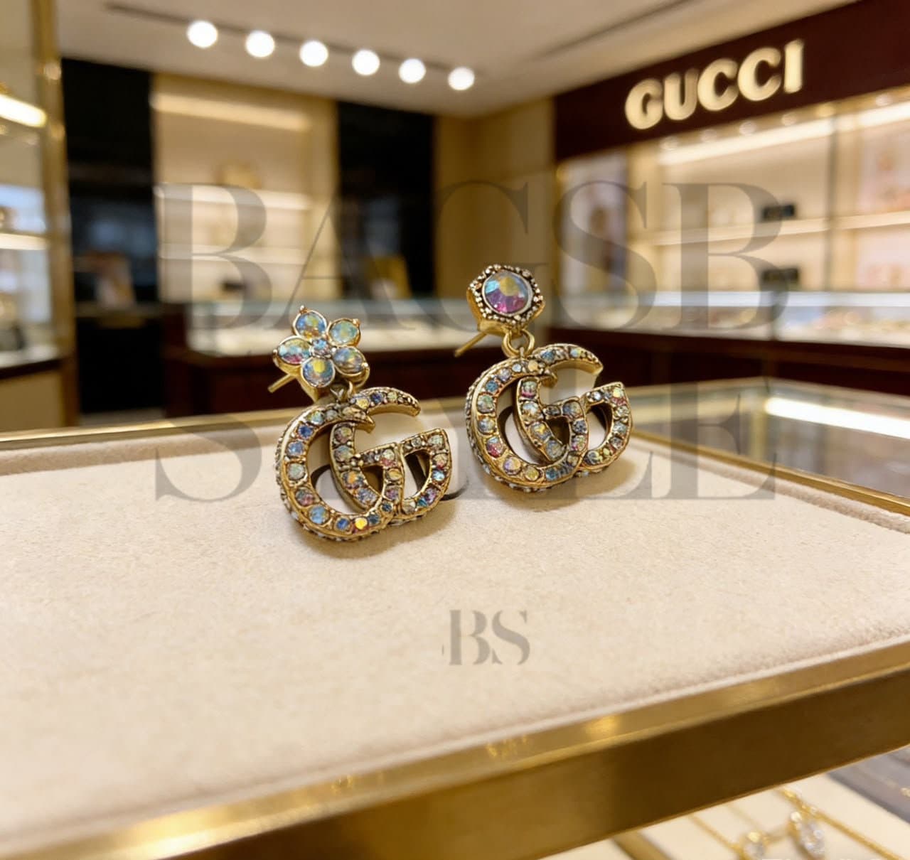 GUCCI DOUBLE G EARRINGS 753887 — Accessories