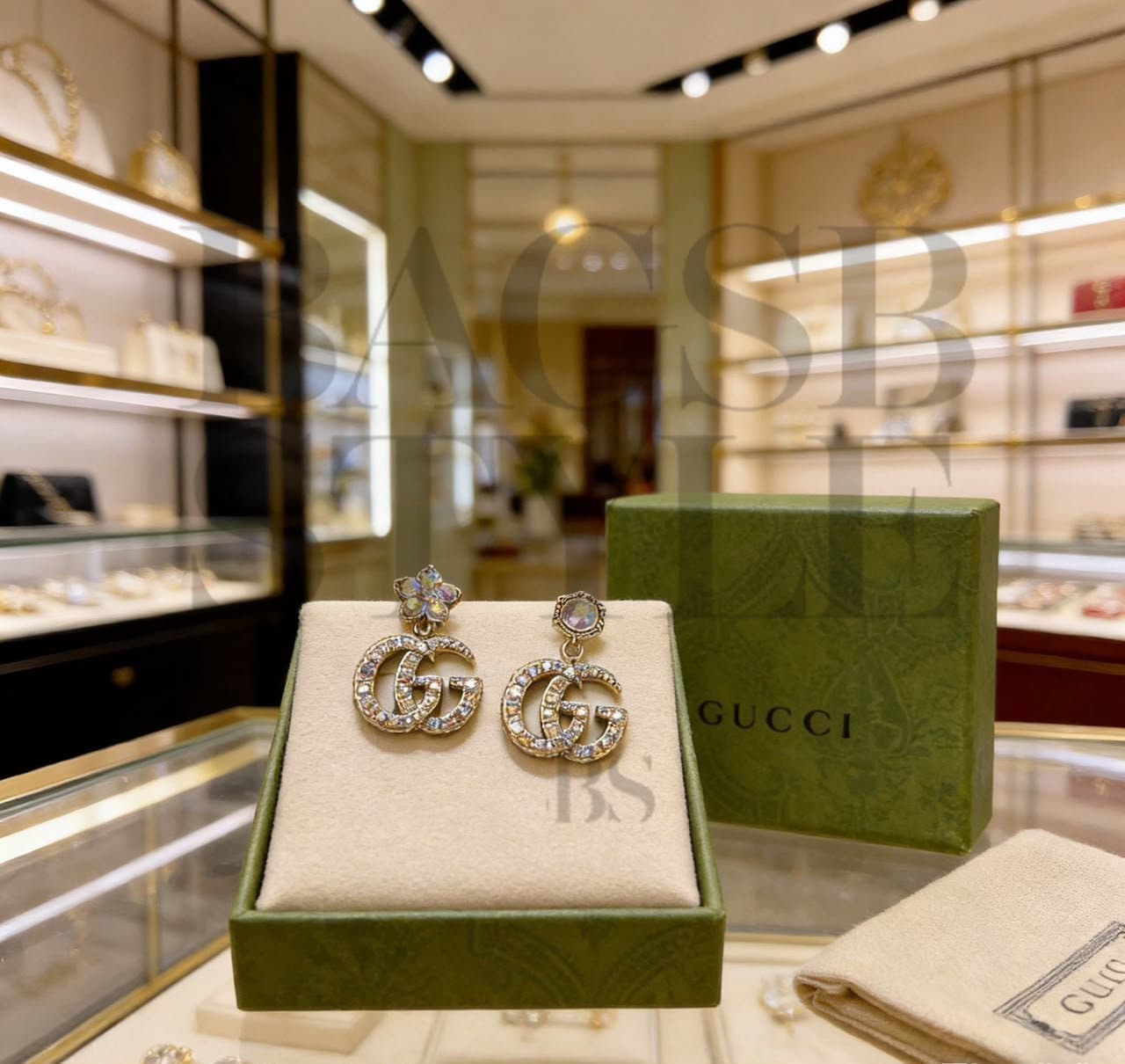 GUCCI DOUBLE G EARRINGS 753887 — Accessories