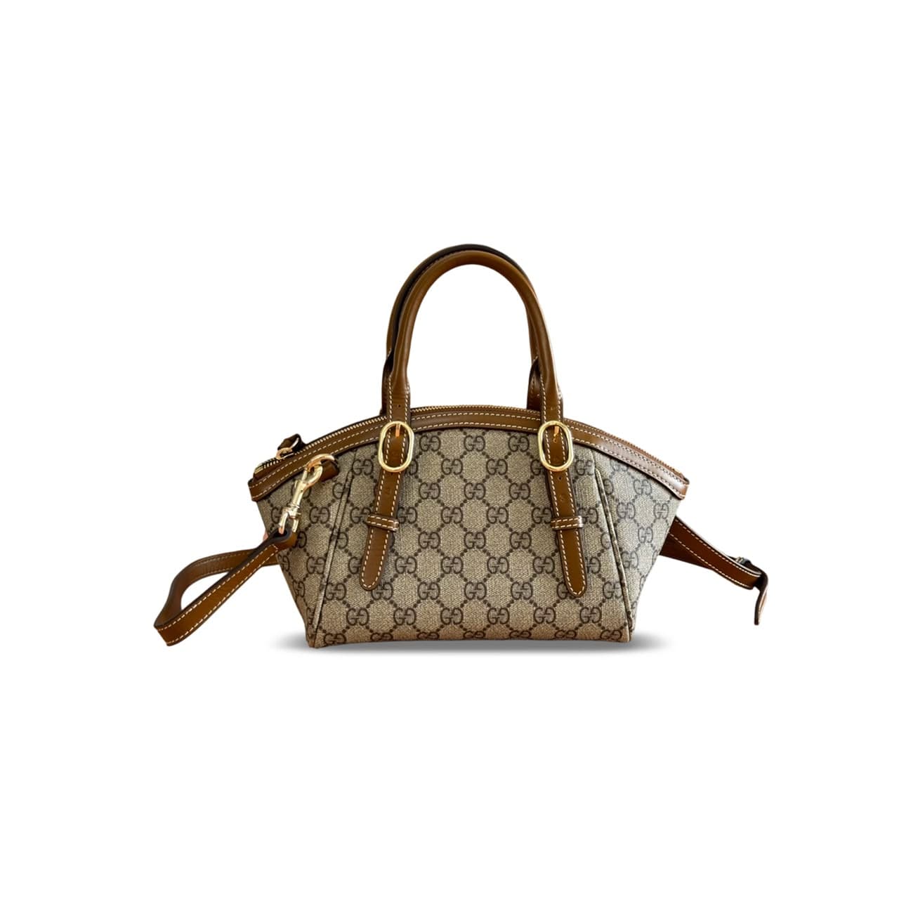 gucci Gg Emblem Small Top Handle Bag