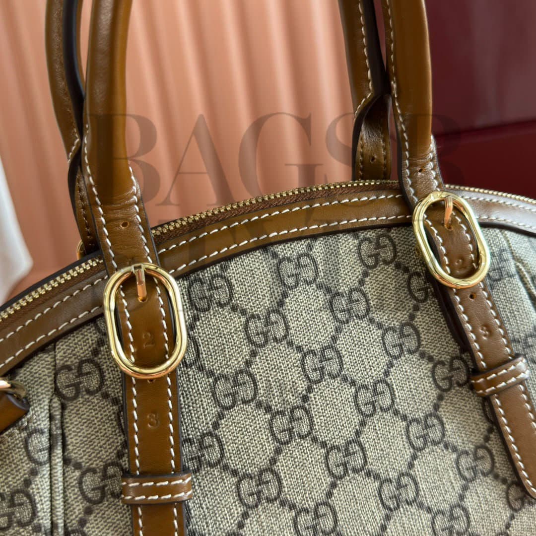 gucci Gg Emblem Small Top Handle Bag