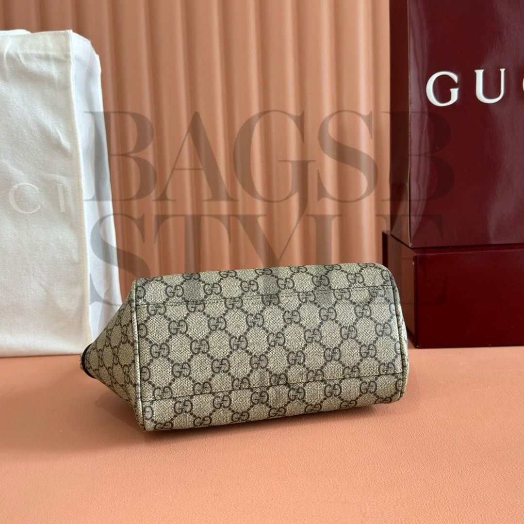 gucci Gg Emblem Small Top Handle Bag