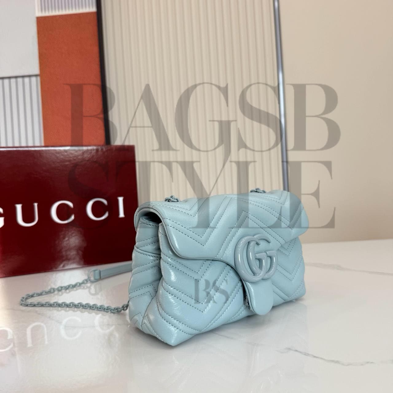 GUCCI GG MARMONT MINI SHOULDER BAG 856368 (20*12*6.5cm) — Bags