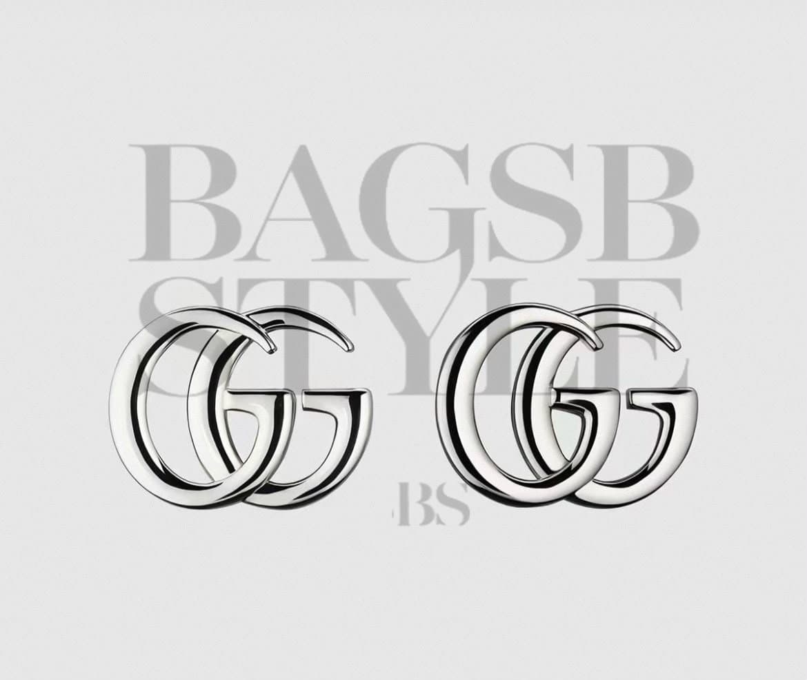 GUCCI GG MARMONT SILVER STUD EARRINGS — Accessories