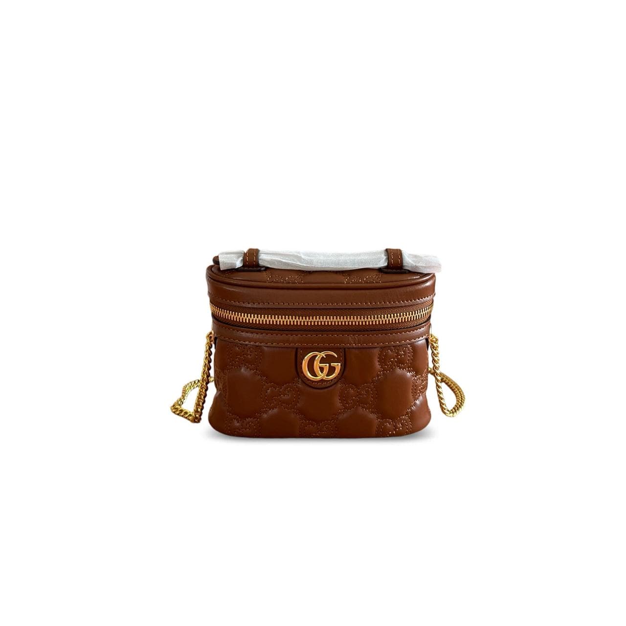 GUCCI GG MATELASSÉ TOP HANDLE MINI BAG 723770 (16*10.5*5cm) — Bags