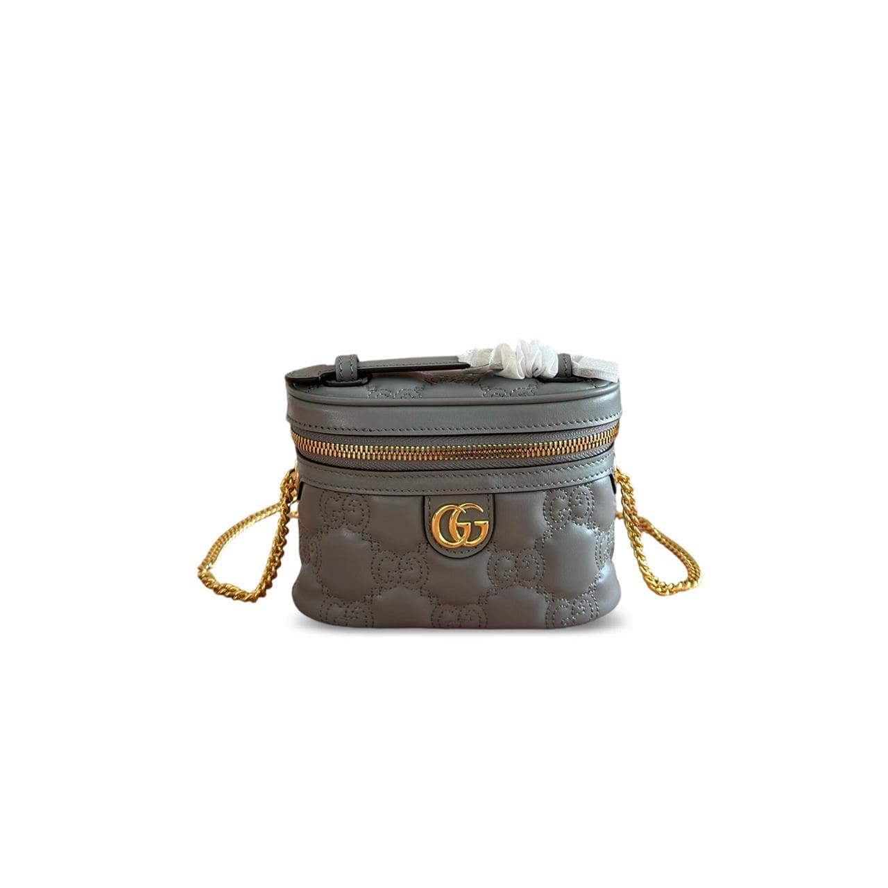 GUCCI GG MATELASSÉ TOP HANDLE MINI BAG 723770 (16*10.5*5cm) — Bags