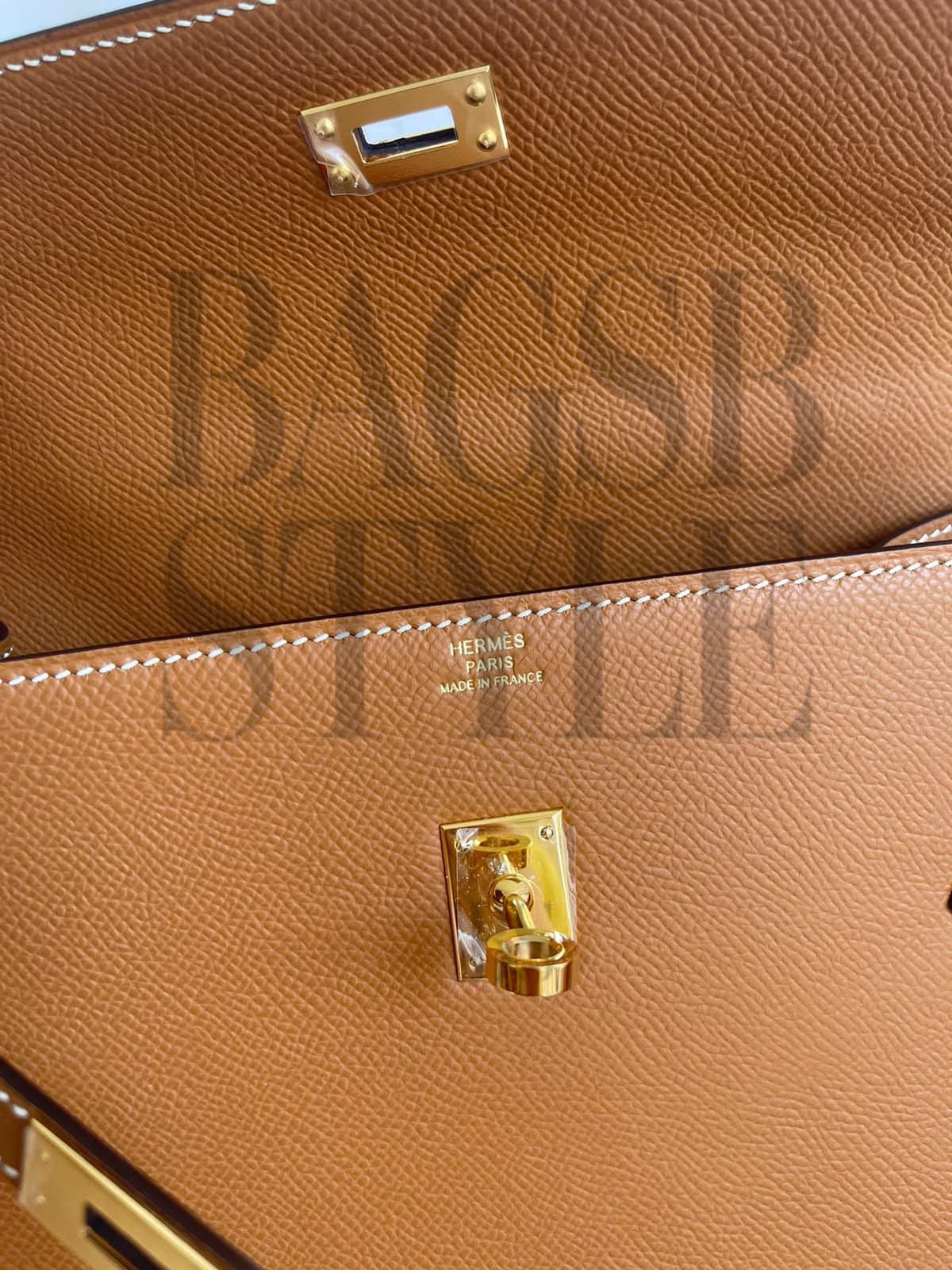 HERMÈS MASTER MINI KELLY DÉSORDRE GOLD EPSOM (20 × 14.5 × 10 cm) — Bags