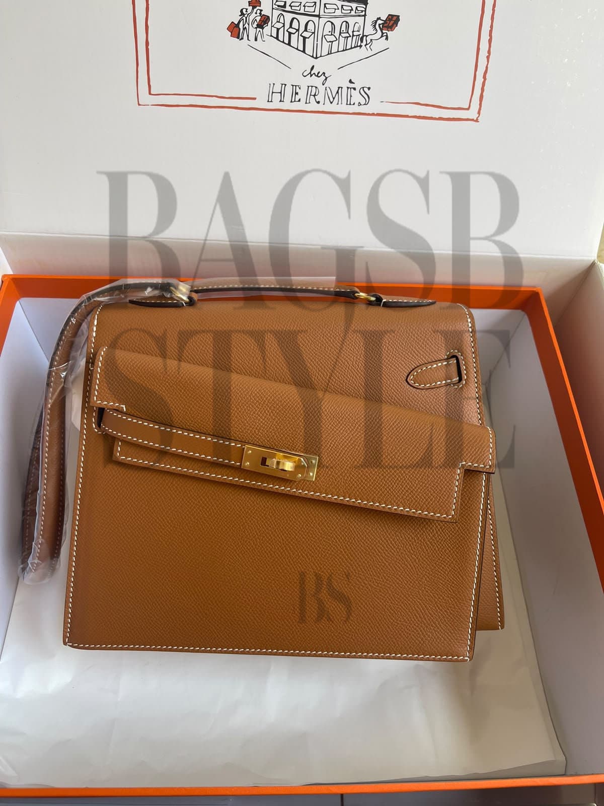 HERMÈS MASTER MINI KELLY DÉSORDRE GOLD EPSOM (20 × 14.5 × 10 cm) — Bags