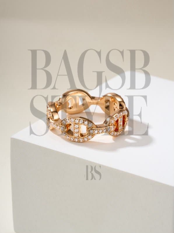 HERMÈS PIG NOSE FARANDOLE RING IN GOLD — Accessories