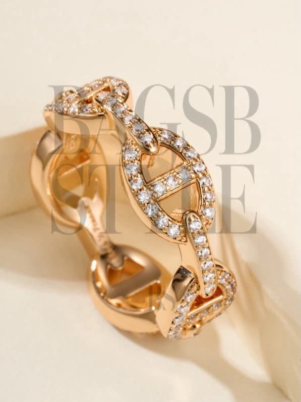 HERMÈS PIG NOSE FARANDOLE RING IN GOLD — Accessories