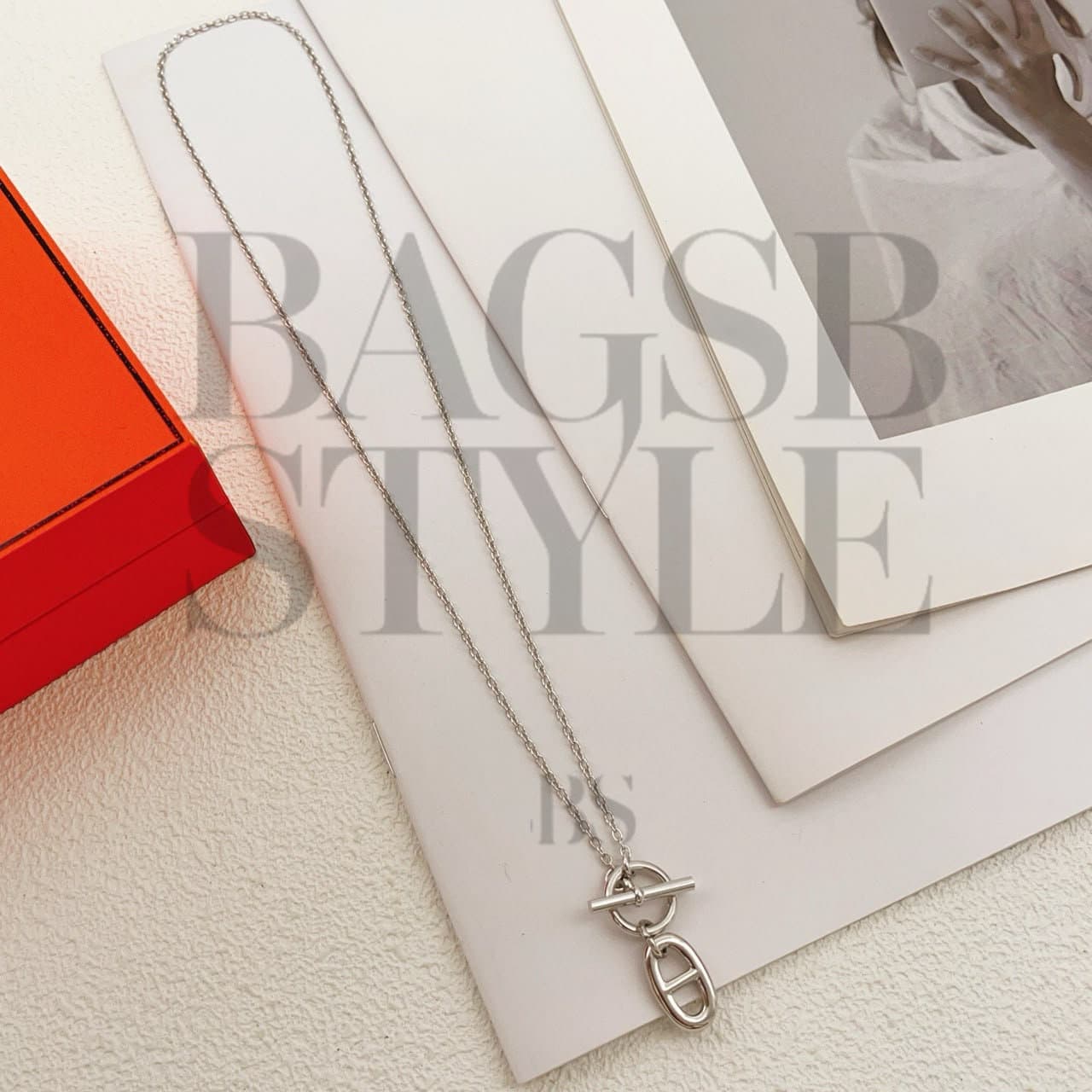 HERMES CHAÎNE D'ANCRE NECKLACE H104141B — Accessories