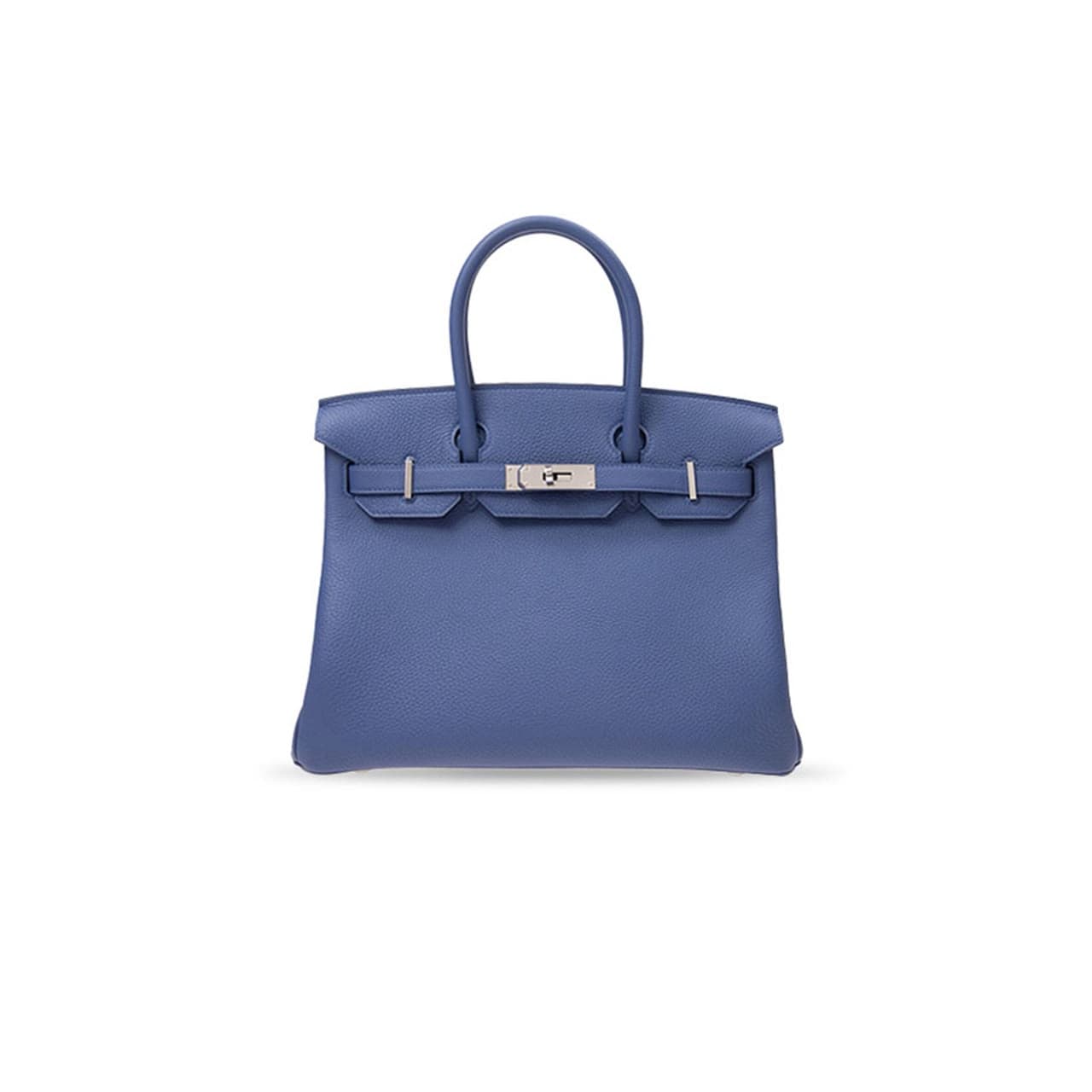 HERMES HANDBAGS BIRKIN 30 7E TOGO HANDBAG BLEU BRIGHTON (30*23*15cm) — Bags