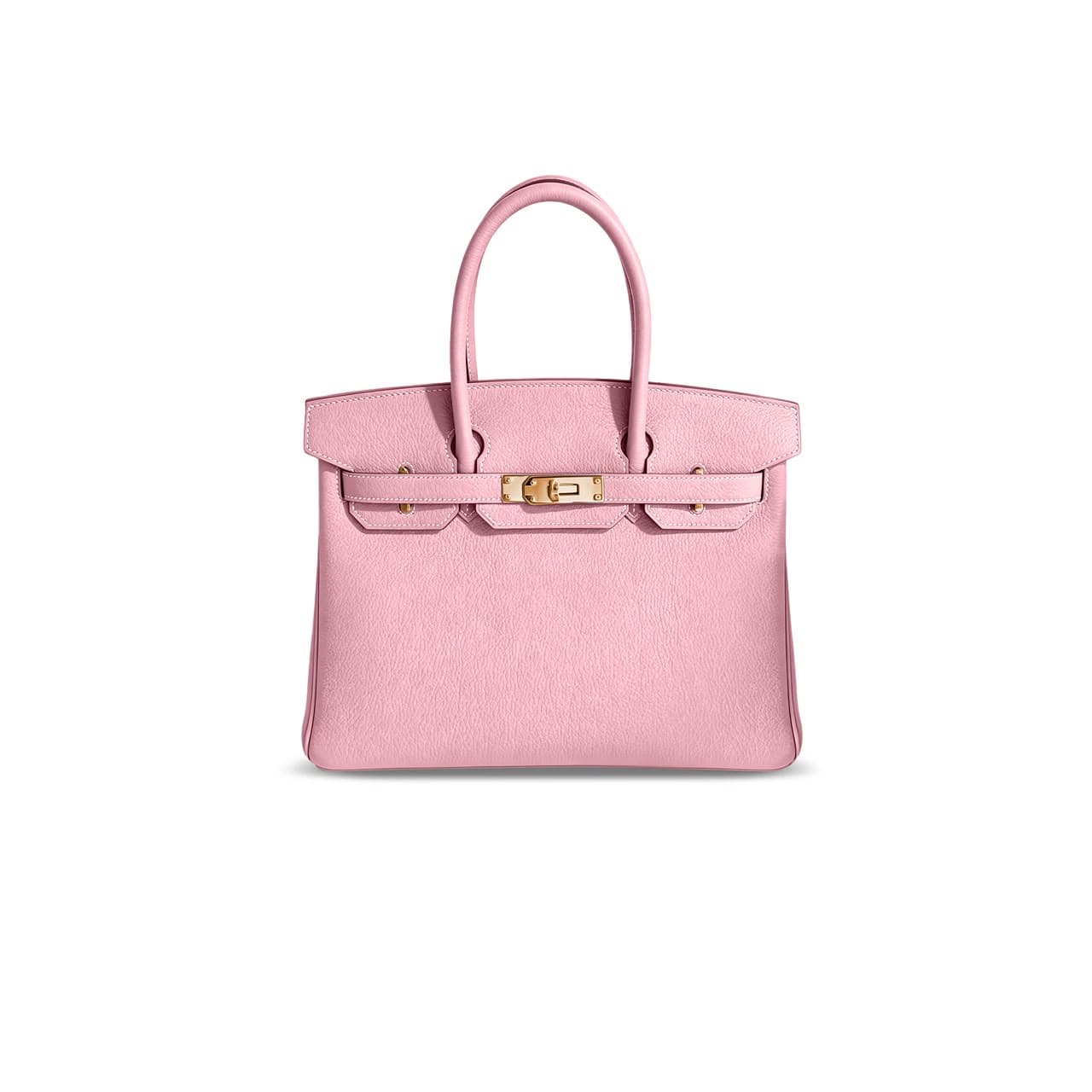 HERMES MASTER BIRKIN 30 TOGO PINK ROSE GOLD HARDWARE (30*22*16cm) — Bags