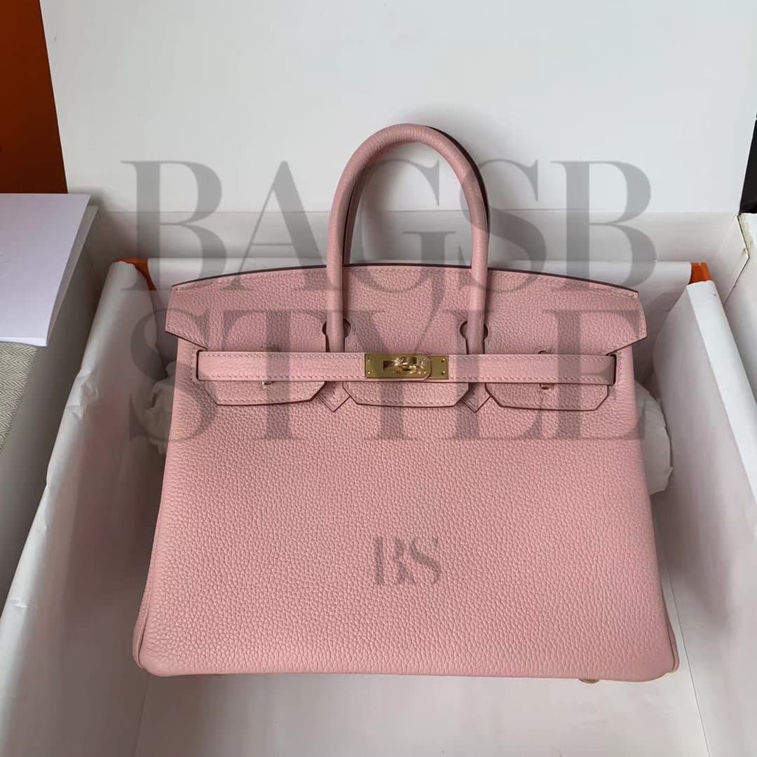 HERMES MASTER BIRKIN 30 TOGO PINK ROSE GOLD HARDWARE (30*22*16cm) — Bags