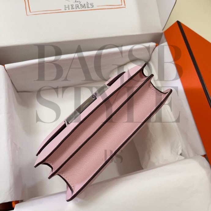 HERMES MASTER CONSTANCE 18 MAUVE PALE EPSOM PALLADIUM HARDWARE (19*15*4cm) — Bags