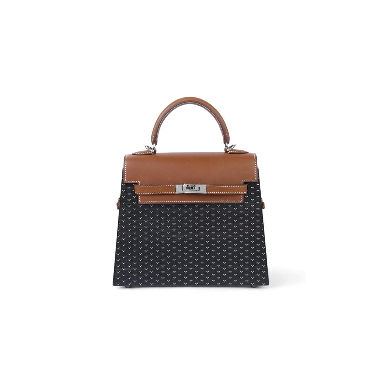 HERMES MASTER KELLY WOOD 22 PALLADIUM HARDWARE (22*18*8.5cm) — Bags