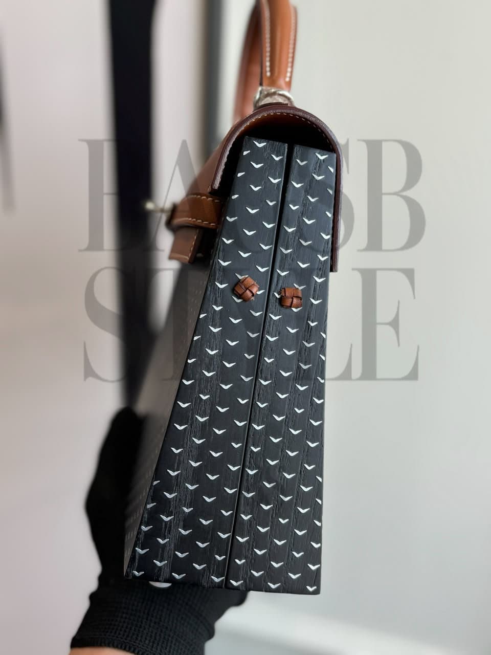 HERMES MASTER KELLY WOOD 22 PALLADIUM HARDWARE (22*18*8.5cm) — Bags