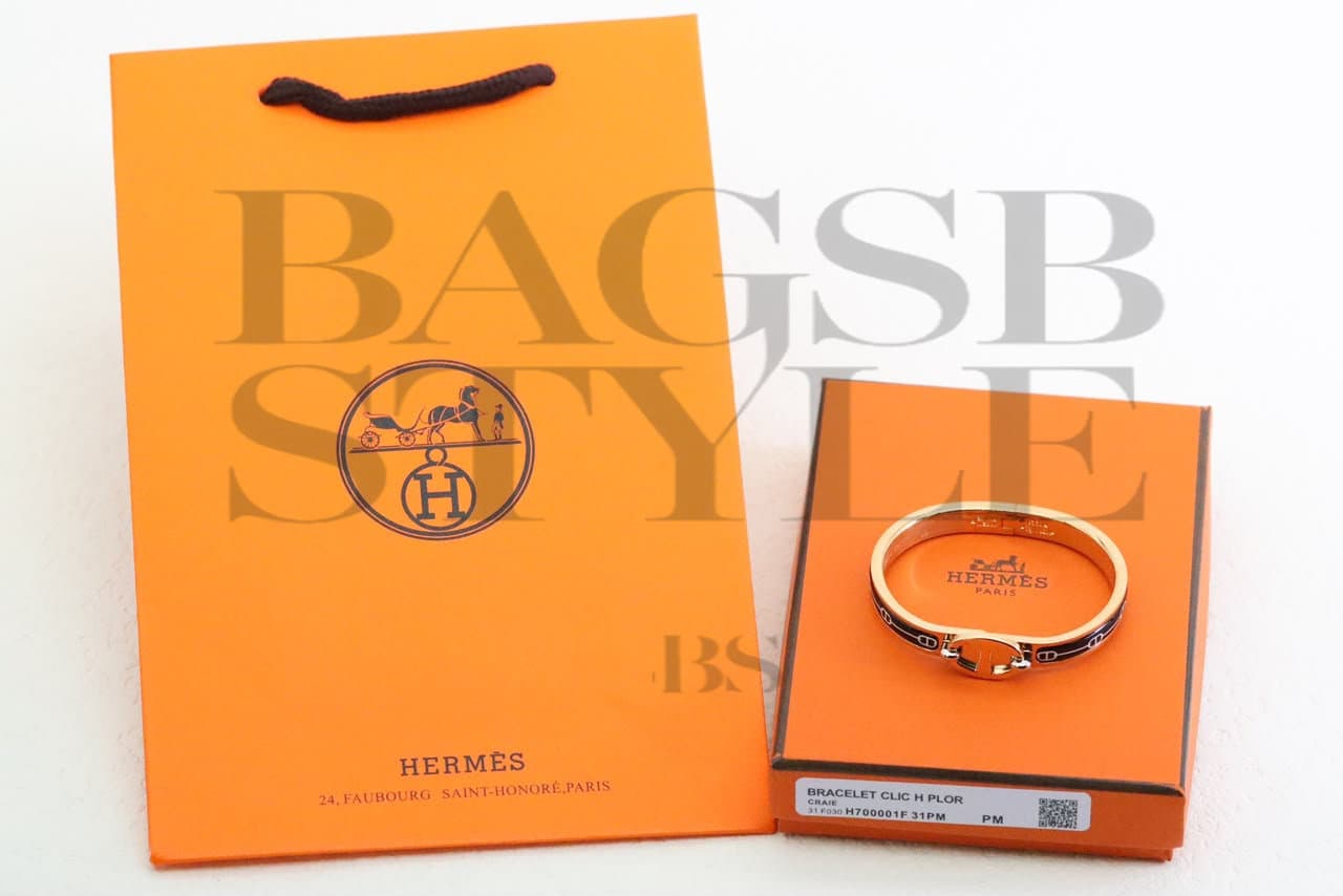 HERMES MINI CLIC CHAINE D'ANCRE BRACELET 250123 — Accessories