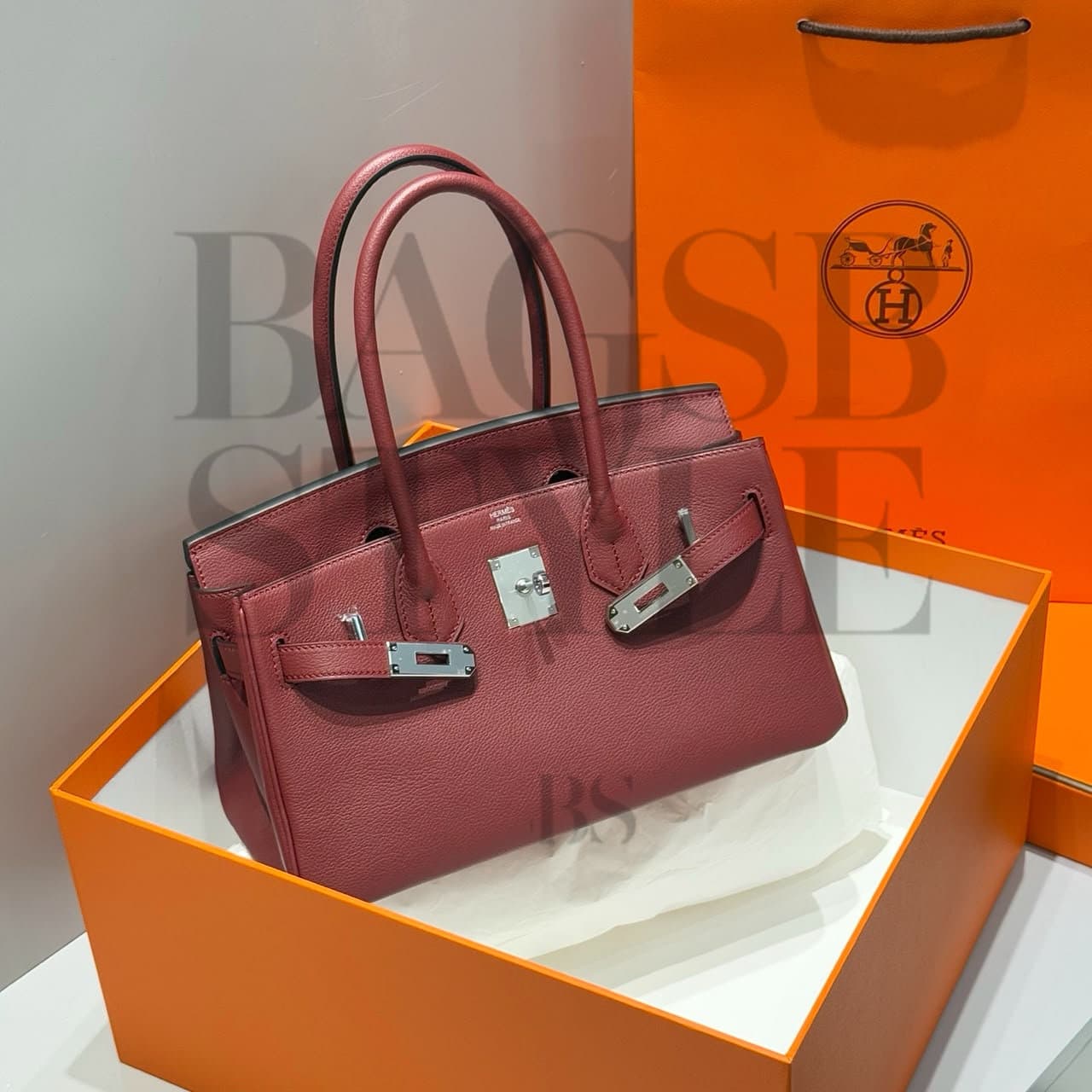 HERMES SHOULDER BIRKIN 29 (29*18*14cm) — Bags