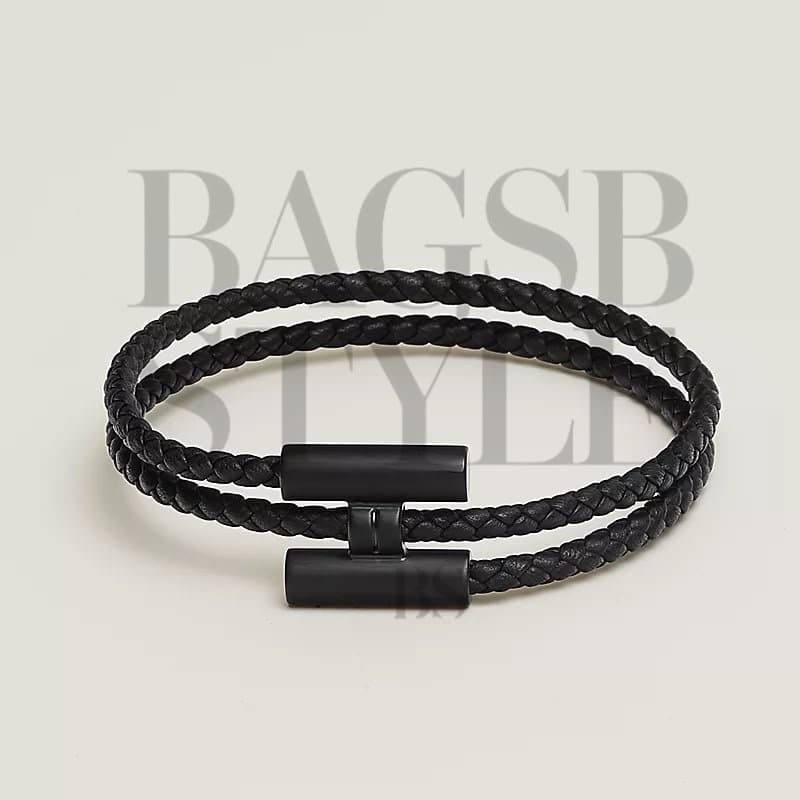 HERMES TOURNIS TRESSÉ BRACELET H077300FI89 — Accessories