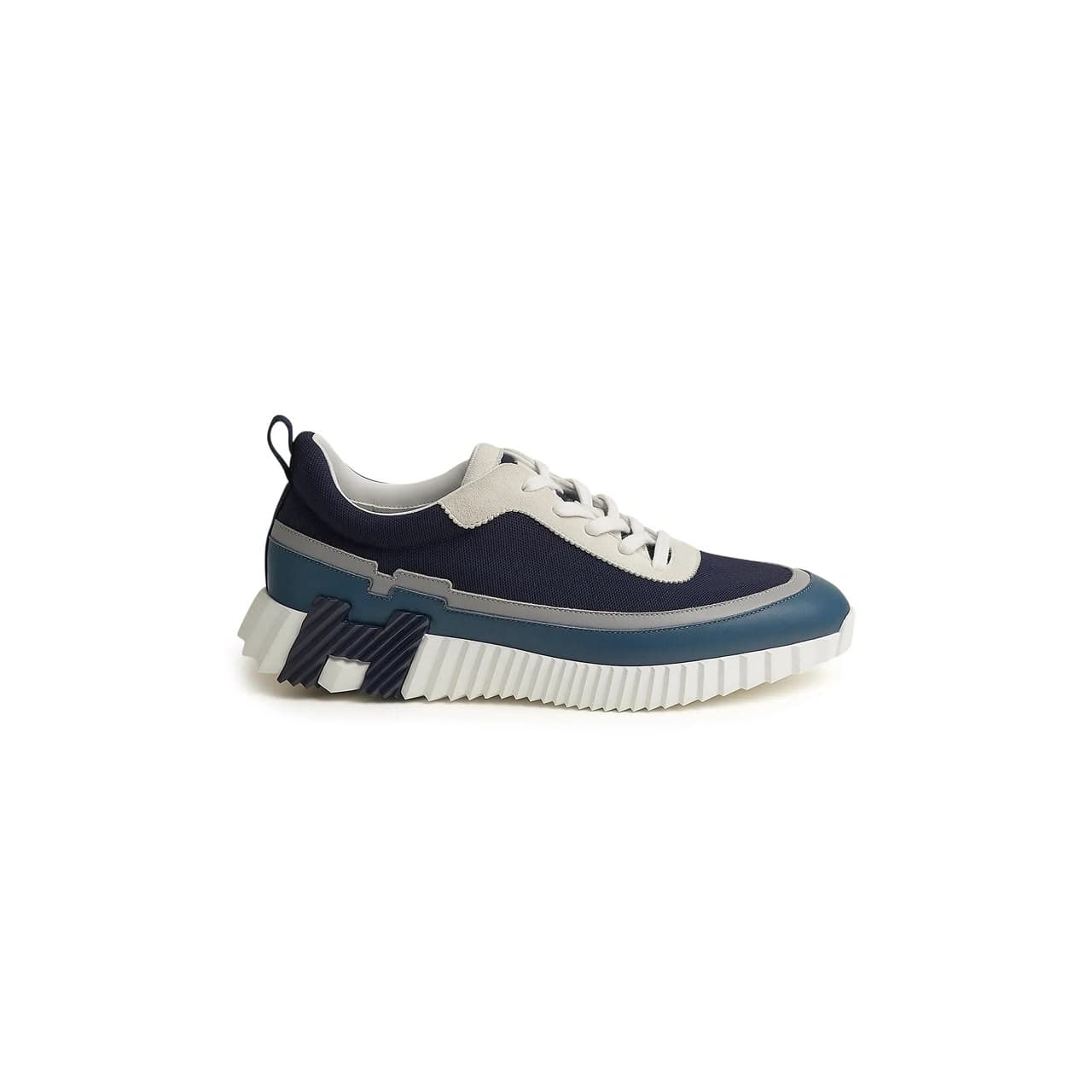 HERMu00c8S PARIS BOUNCING SNEAKER BLUE GREY WHITE H242796ZHI2435 — Shoes
